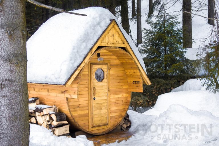 Exteriérové sauny sudového prevedenia